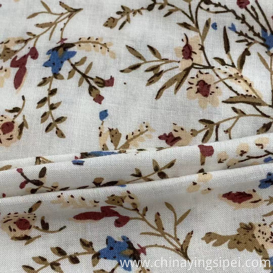 Rayon printed good price low 100% viscose fabric for women garmen